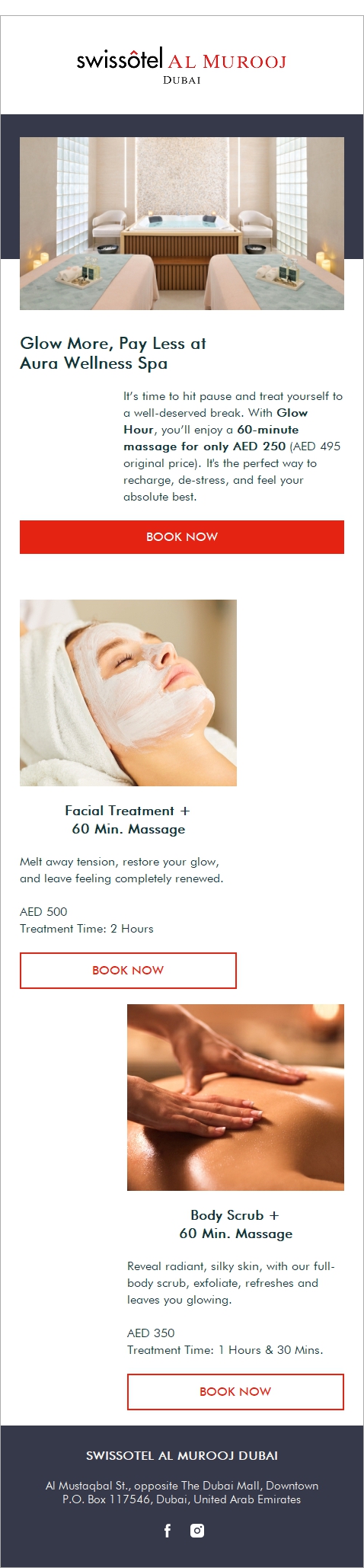 Time to De-Stress at Aura Spa!